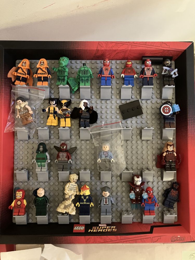 Lego ramka marvel spiderman figurki