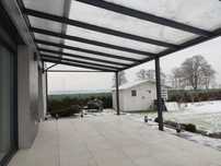 Zadaszenie aluminiowe PRO z dachem poliwęglanowym 350x306 cm