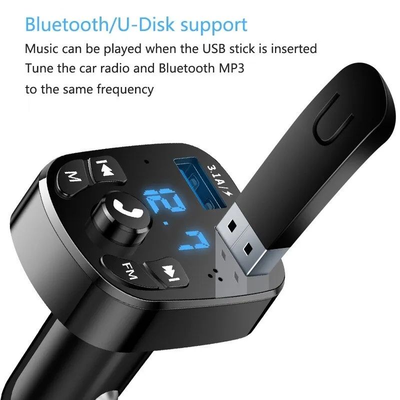 Bluetooth carro transmissor telemovel