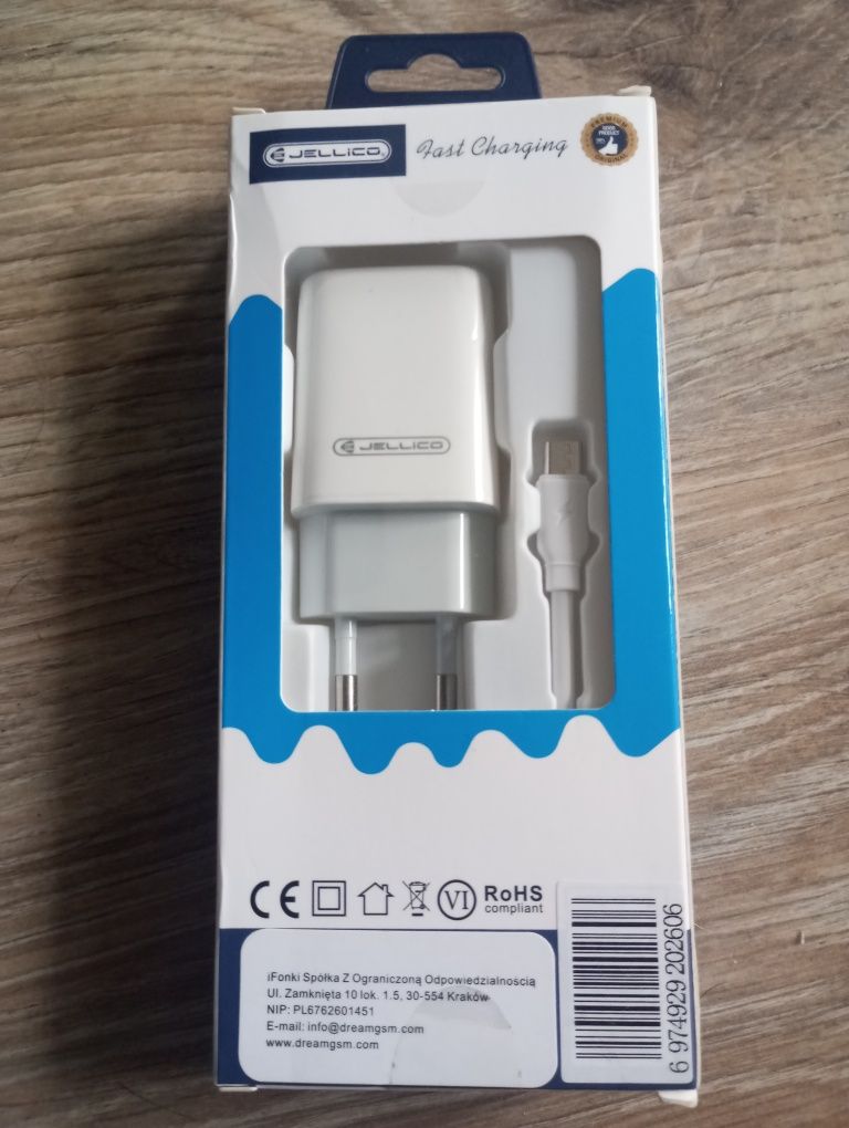 Ładowarka do telefonu typu mikro usb