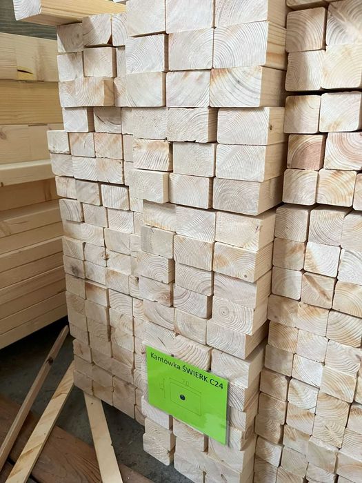 Drewno konstrukcyjne C24 45x145 dł 5,40m