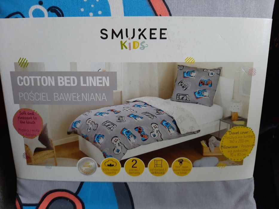 Pościel dziecięca w pady gamer, Smukee