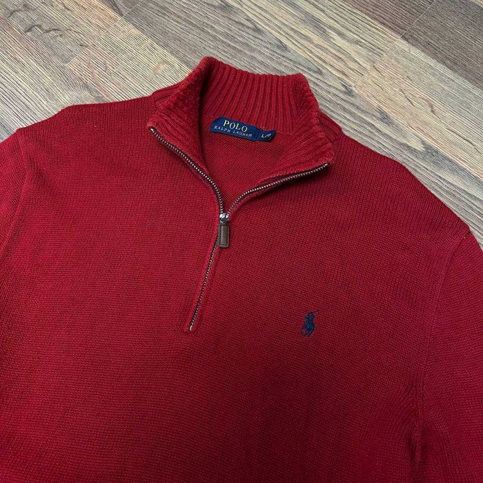 Світер 1/3 zip polo Ralph Lauren кофта зіпка Old Mani