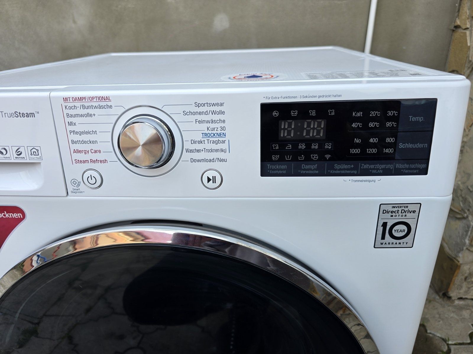 Прально-сушильна машина 2в1 9/6 LG Inverter Direct Drive  F14WD96TH2