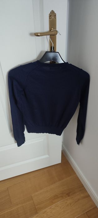 Zara krótki granatowy sweterek S jak XS
