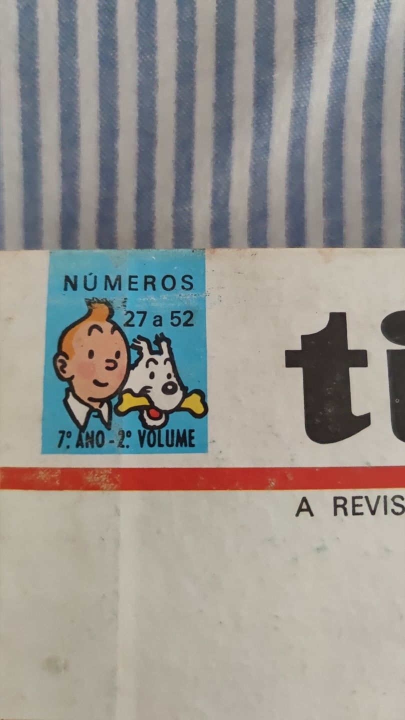 Album Tintin N14, encadernação de origem - 7 ano, 2° volume