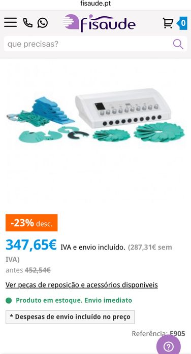 Maquina de eletroestimulação excelente estado
