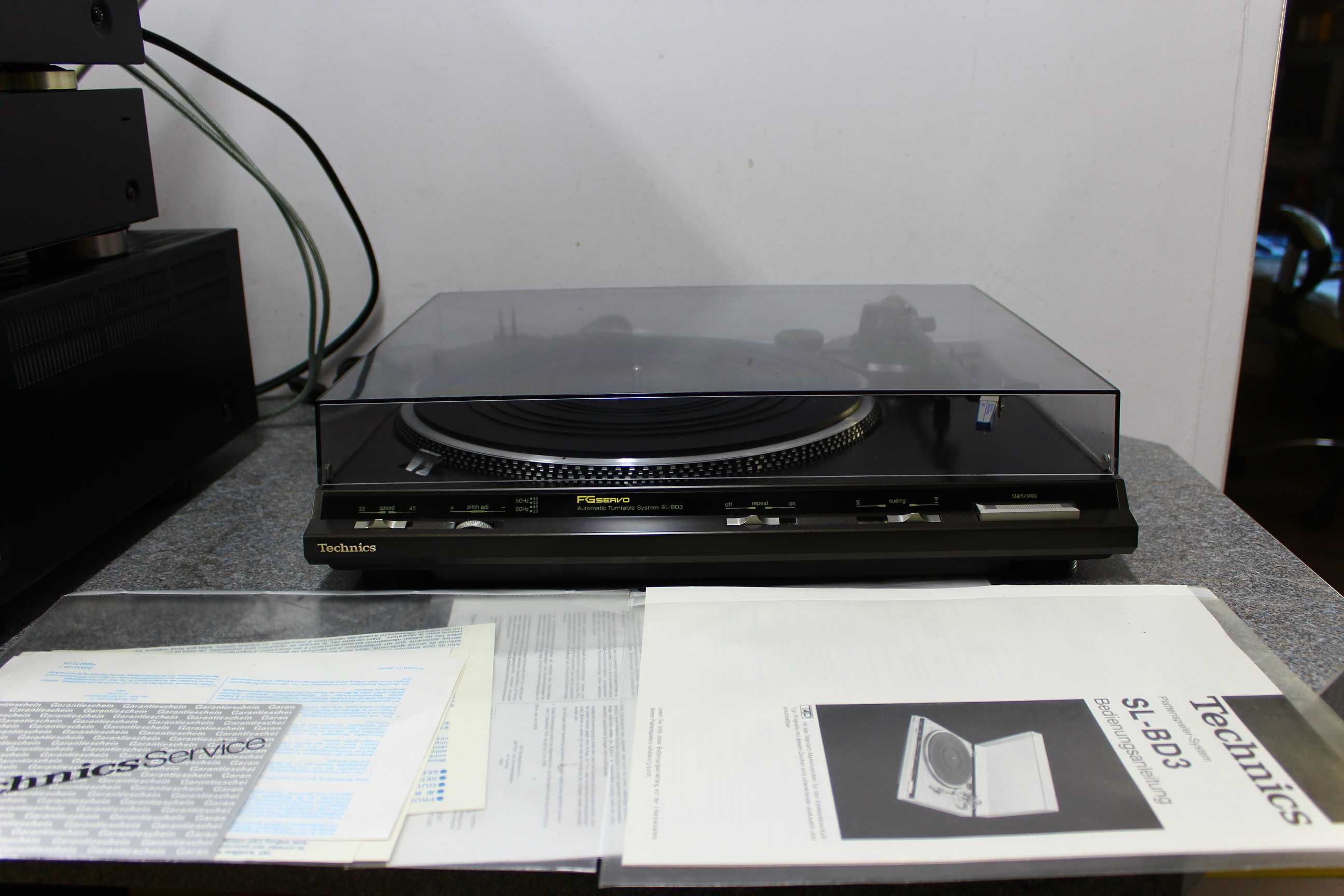 Gramofon Technics SL-BD3 * Automat * Nowy pasek * Stan BDB +instrukcja