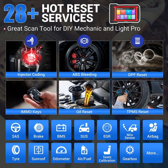 Tester Skaner Diagnostyczny OBD II Kodowanie ECU j.Poi  Kingbolen K7