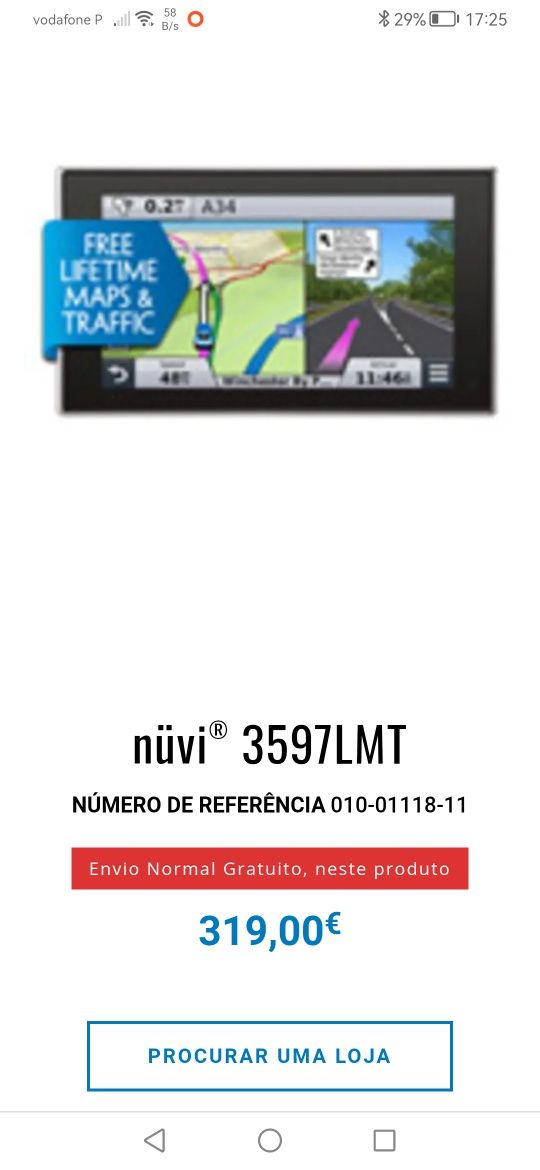 Gps garmin como novo 3597LTM