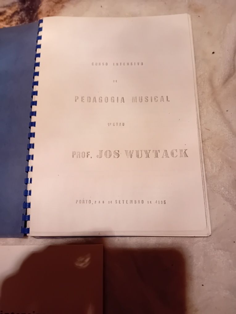 Conjunto de 3 Livros Antigos Curso Pedagodia Musical