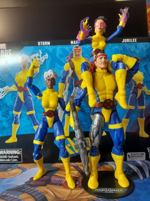 Колекційні фігури Шторм, Фордж і Джубілі X-Men 60th Marvel Legends