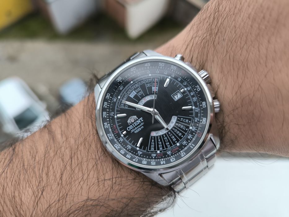 Bardzo rzadki model zegarek orient multi year cesarski ni seiko tissot