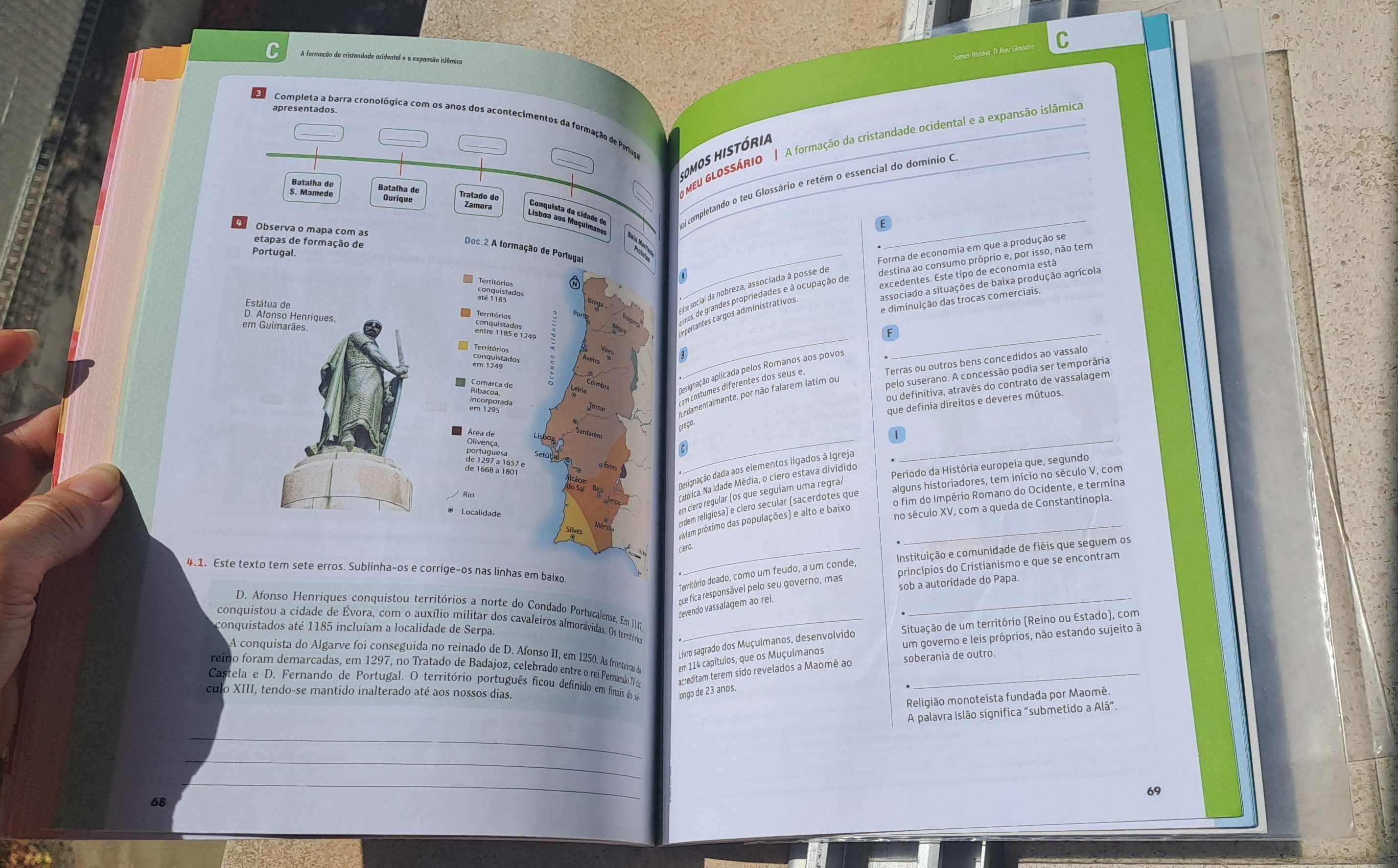 Livro de fichas atividades História 7º ano Somos Hístória