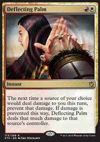 Deflecting Palm Ktk MTG Magic the Gathering FOIL Khans of Tarkir