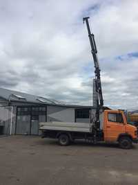 MERCEDES Vario 609d hds dźwig hiab 50 2800kg 230tyś km