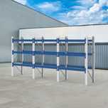 Regał BITO 230X80 cm trawers 270 cm max 500 kg (zestaw)