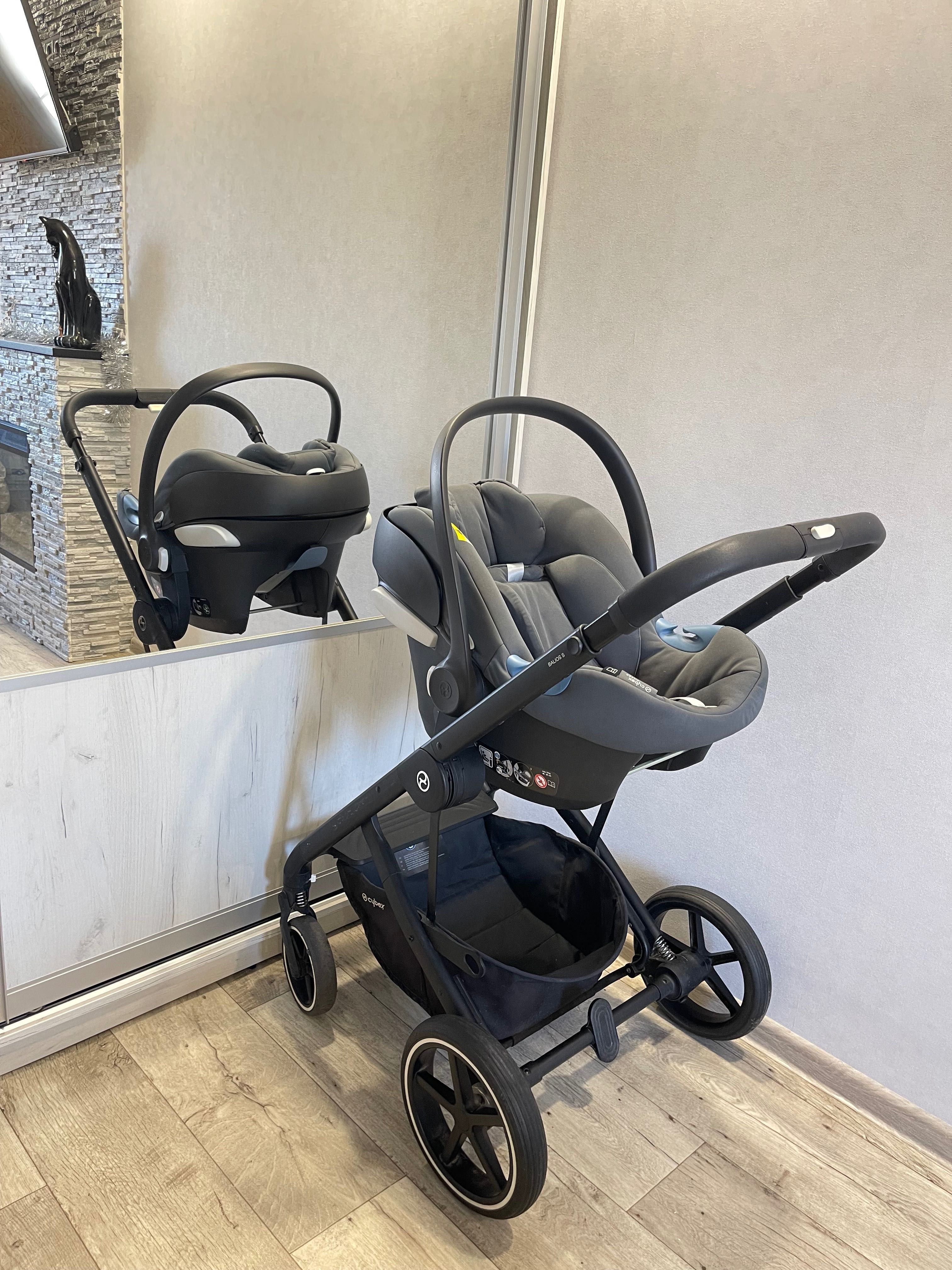 Дитяча коляска 3 в 1   Cybex Balios S Lux Soho Grey