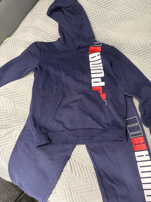 Dres puma kolor granat czerwony biały