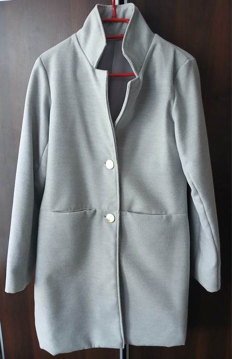 Płaszcz Płaszczyk damski rozmiar S jasnoszary