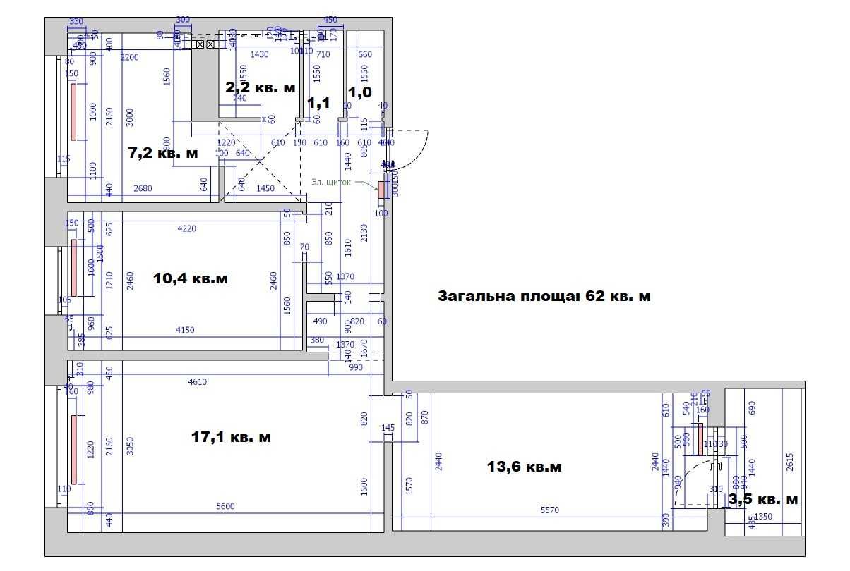 Продам 3к квартиру на Оболоні 62 кв. м, м. Мінська, Л. Лук'яненка 4а