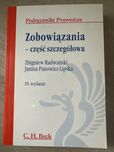 Książka - Zobowiązania, część szczególna - Radwański, Olejniczak