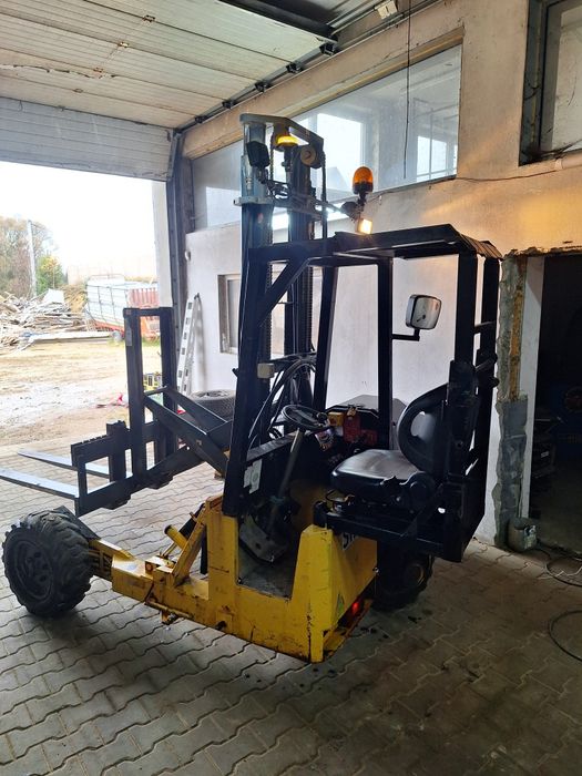 Wózek widłowy terenowy napęd 3x3 podwieszany przesuwne blokada ZAMIANA