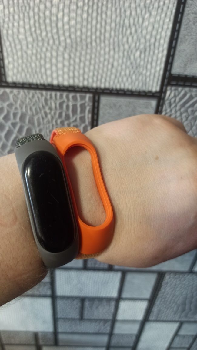 яскравий нейлоновий браслет на XIAOMI mi band 3,4