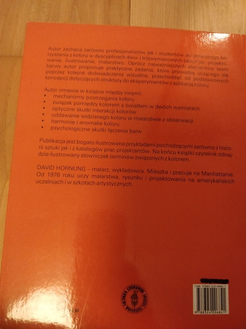 David Hornung "Kolor: kurs dla artystów i projektantów" STAN BDB
