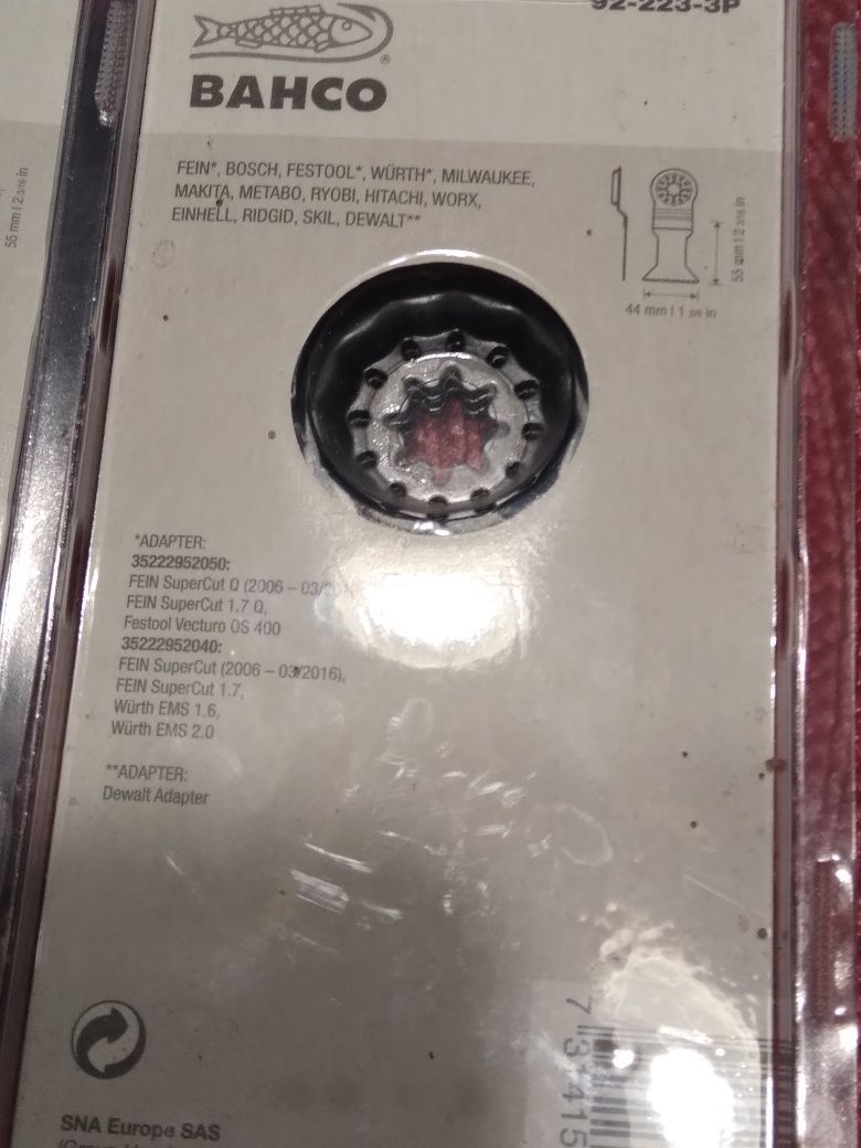 Nowy brzeszczot Starlock 44×55 BAHCO 92-223-3P  3 szt.