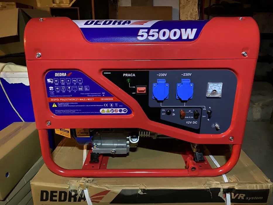 Акція 10% знижки. Генератор Dedra 5500W