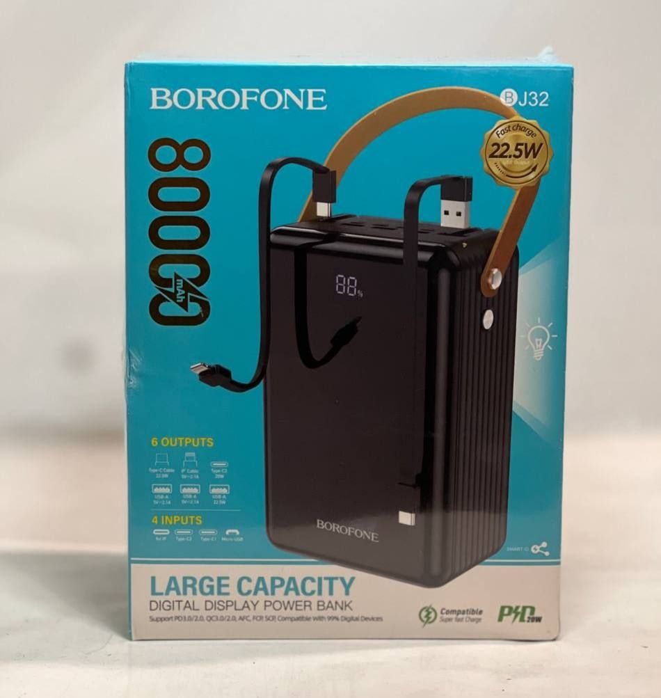 Power Bank 80000mAh Borofone BJ32 PD 22.5W