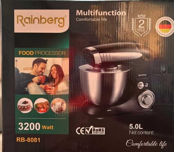 Кухонний комбайн rainberg rb-8081 Планетарний міксер тістоміс