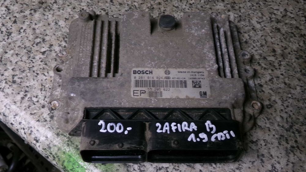 Paz55 Sterownik silnika komputer opel zafira B  wysyłka części