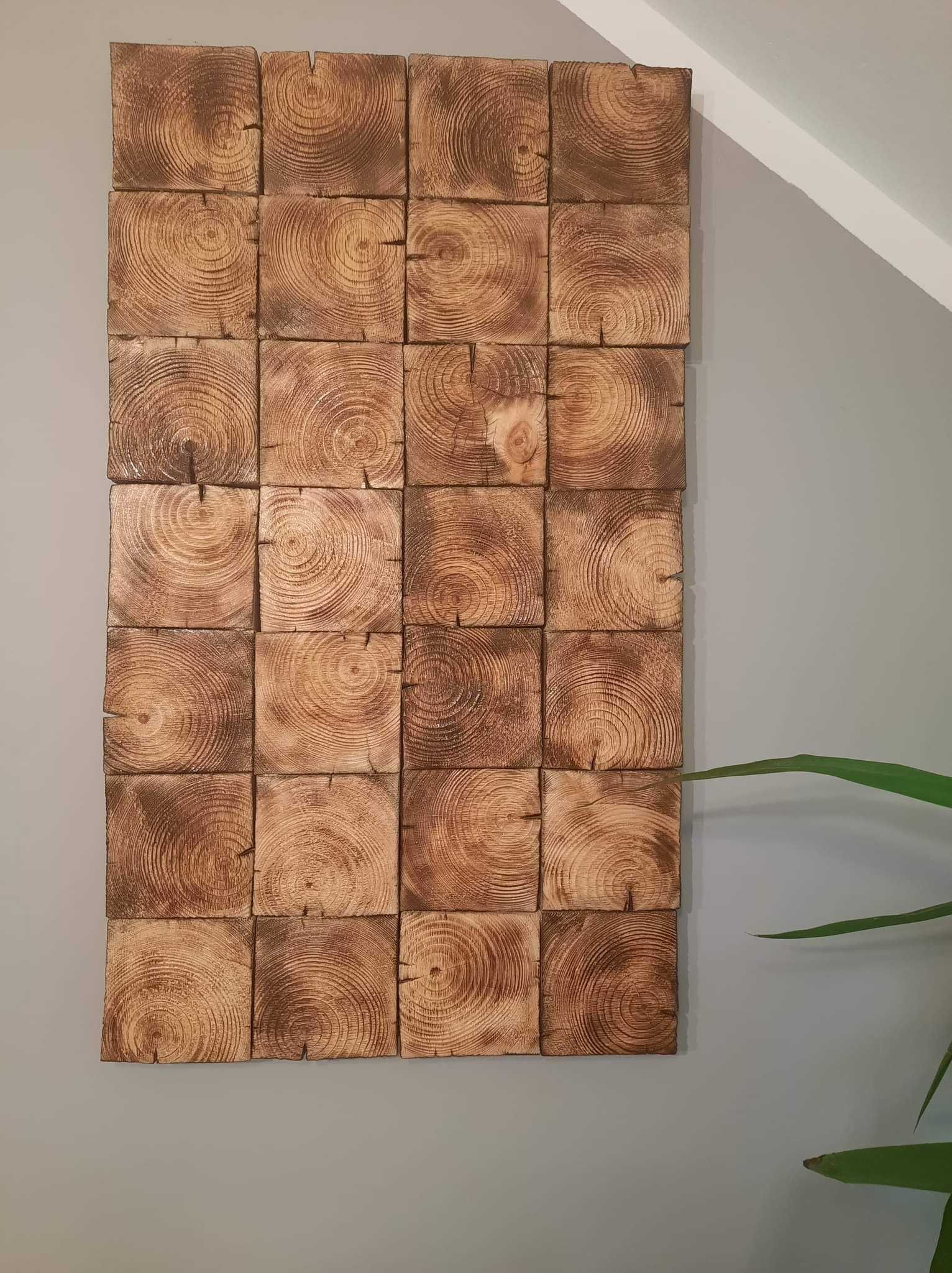 Obraz mozaika z drewna, handmade