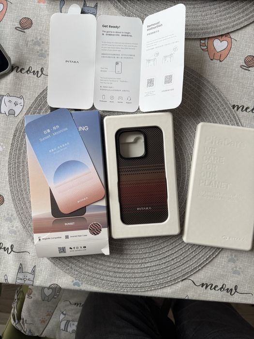 Продам чохол PITAKA на Iphone 15 pro, Sunset