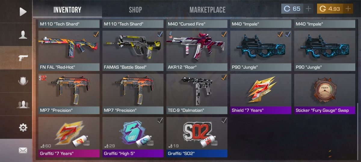 Продам акк со2 бывший Т2 игрок