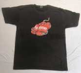 T-shirt czarny Supreme Grafika wąż oplatający klapki rozmiar L C31