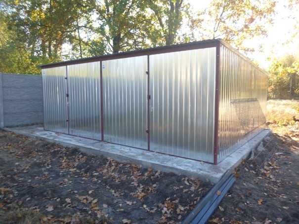 Garaż blaszany 2x3 Blaszak Schowek na budowę Garaże blaszane PRODUCENT