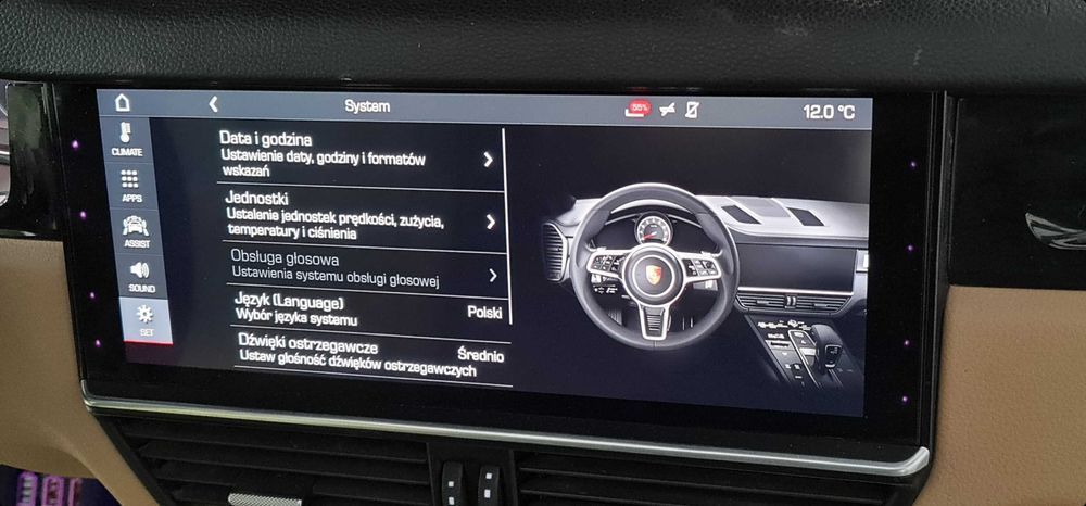 Porsche Polski Język menu MH2P MIB2 Macan Cayenne Panamera 911 usa