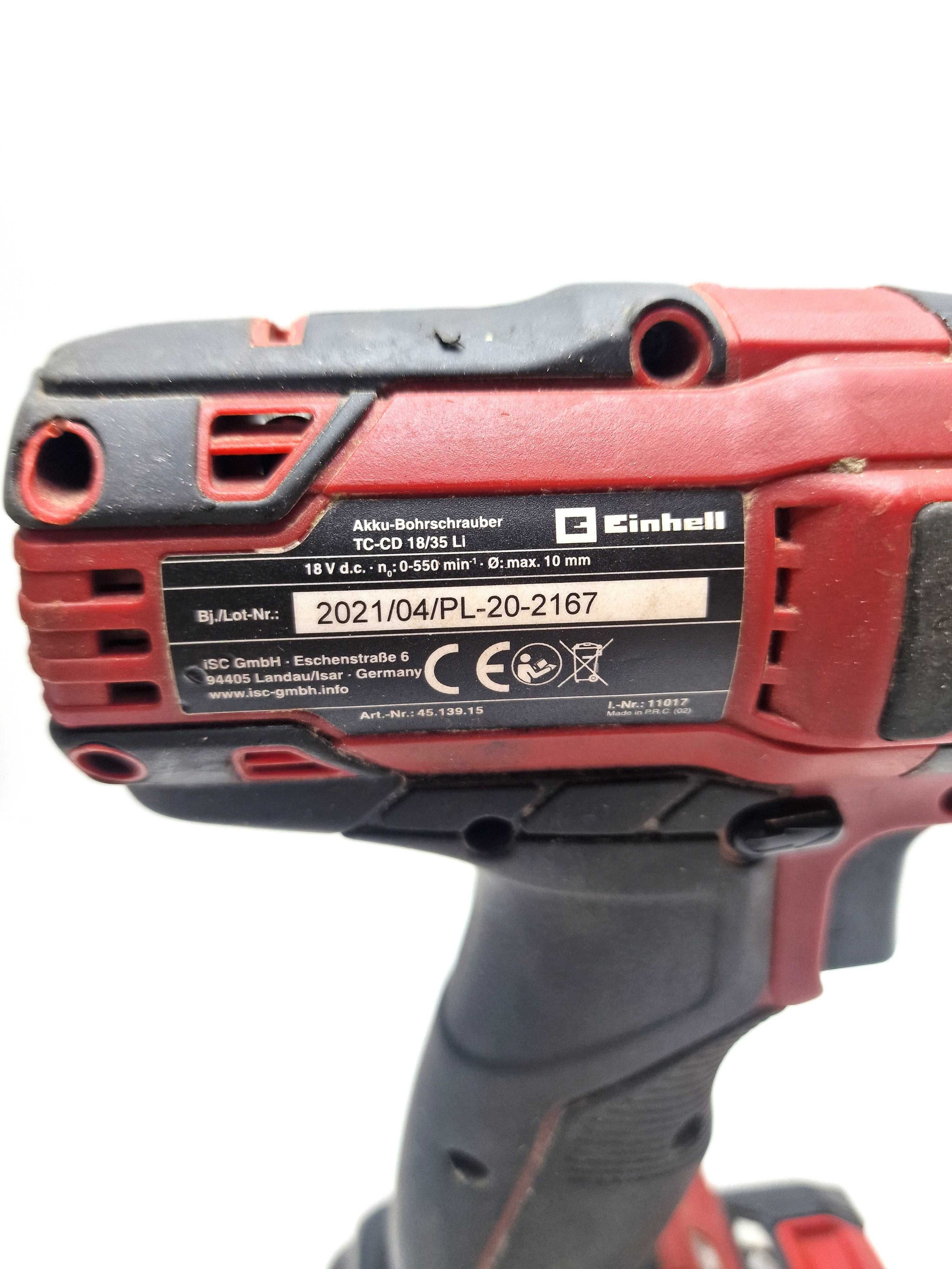 wkrętarka einhell TC-CD 18/35LI