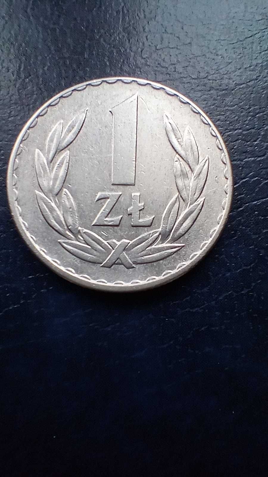 Stare monety 1 złoty 1949 PRL piękna