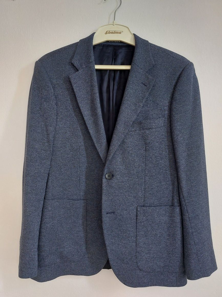 Elegancka marynarka super slim granatowa Vistula