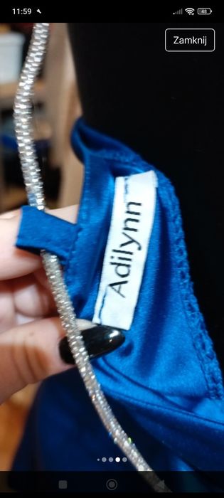 Sukienka s niebieska