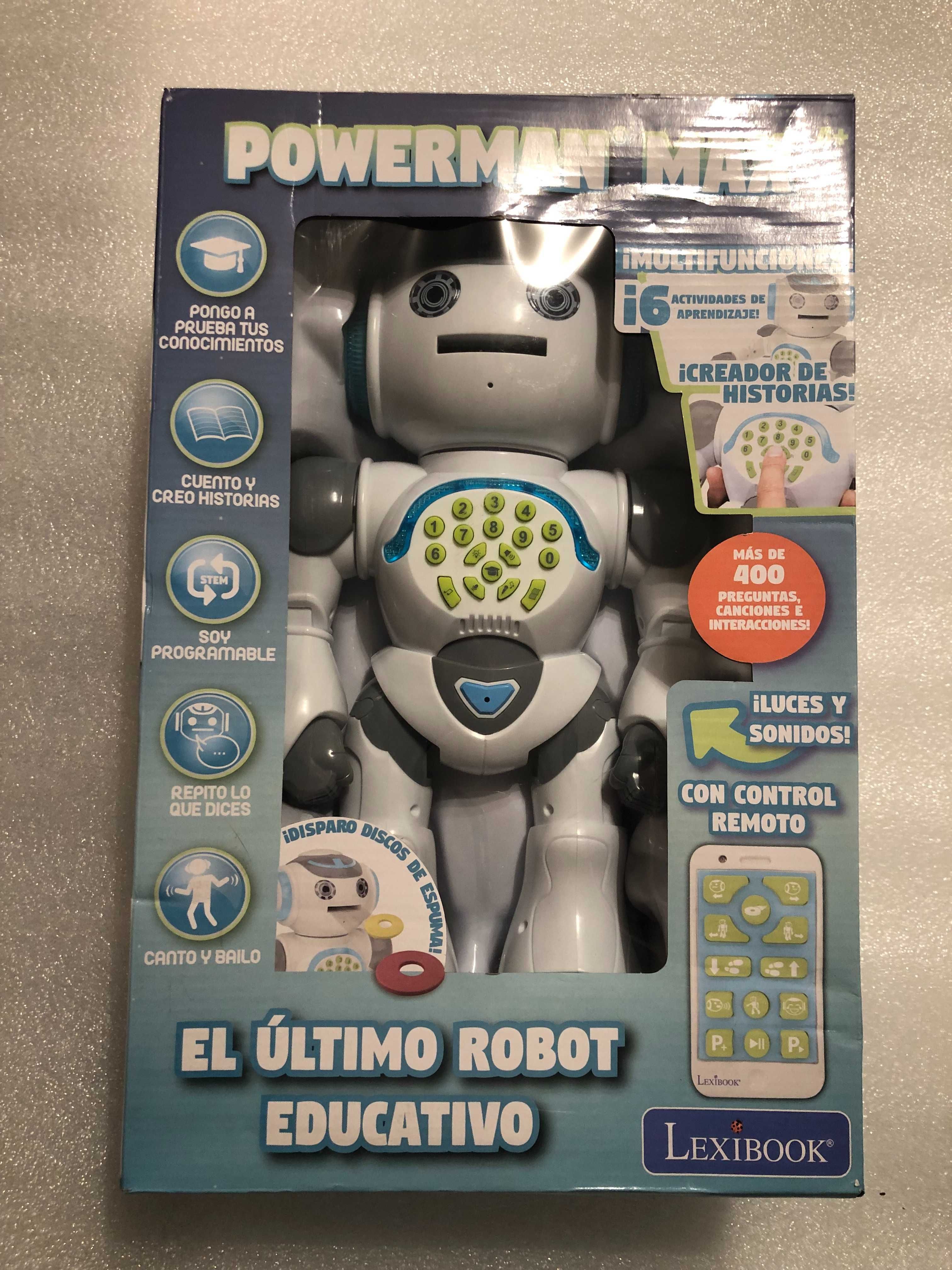 Lexibook Duży Interaktywny Robot Powerman MAX 37 cm – j. hiszpański