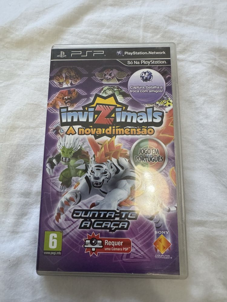 Dois jogos Invizimals PSP