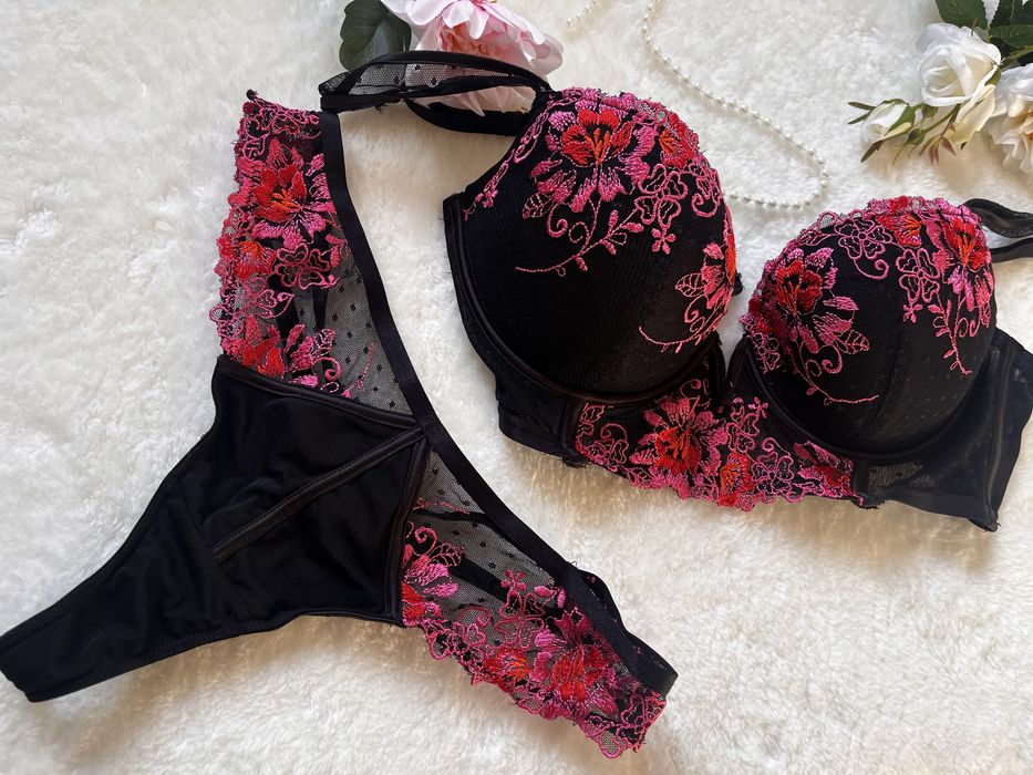 Zmysłowy Komplet Bielizny Ann Summers 75E i brazyliany M/38