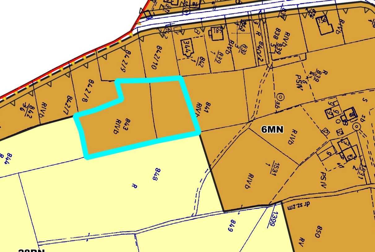 Działka budowlana nr 841 o pow. 0,33 ha Frycowa gm. Nawojowa