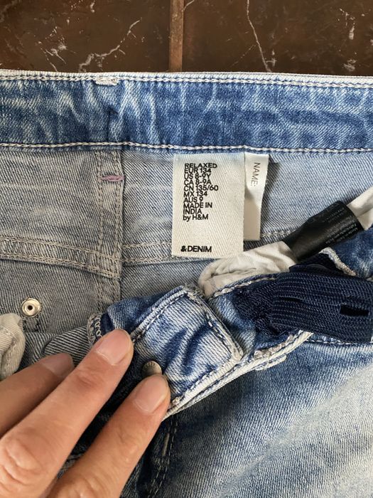 Джинси на дівчинку 6-7, 8-9 років сині блакитні