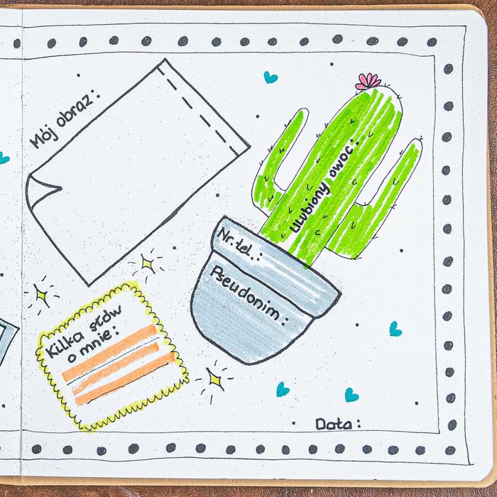 Pamiętnik do szkoły, przedszkola